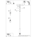 Lampa wisząca LIRO 1 biała zwis SL.1691 SOLLUX LIGHTING