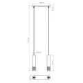 Lampa wisząca LIRO 2 biała zwis SL.1692 SOLLUX LIGHTING