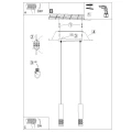 Lampa wisząca LIRO 2 biała zwis SL.1692 SOLLUX LIGHTING