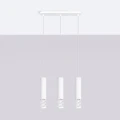 Lampa wisząca LIRO 3L biała zwis SL.1693 SOLLUX LIGHTING