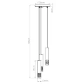 Lampa wisząca LIRO 3P biała zwis SL.1694 SOLLUX LIGHTING