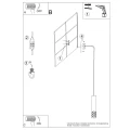 Lampa ścienna LIRO biała kinkiet SL.1695 SOLLUX LIGHTING