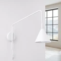 Lampa ścienna NOX biała kinkiet SL.1696 SOLLUX LIGHTING