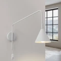 Lampa ścienna NOX biała kinkiet SL.1696 SOLLUX LIGHTING
