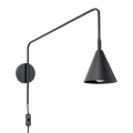 Lampa ścienna NOX czarna kinkiet SL.1697 SOLLUX LIGHTING