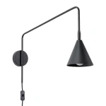 Lampa ścienna NOX czarna kinkiet SL.1697 SOLLUX LIGHTING