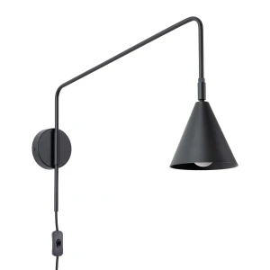 Lampa ścienna NOX czarna kinkiet SL.1697 SOLLUX LIGHTING