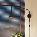 Lampa ścienna NOX czarna kinkiet SL.1697 SOLLUX LIGHTING