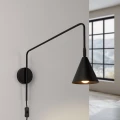 Lampa ścienna NOX czarna kinkiet SL.1697 SOLLUX LIGHTING