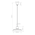 Lampa wisząca BILO czarna zwis SL.1703 SOLLUX LIGHTING