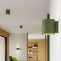 Lampa ścienna ORBIS beton zielona oliwka kinkiet SL.1839 SOLLUX LIGHTING
