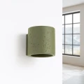 Lampa ścienna ORBIS beton zielona oliwka kinkiet SL.1839 SOLLUX LIGHTING