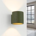 Lampa ścienna ORBIS beton zielona oliwka kinkiet SL.1839 SOLLUX LIGHTING
