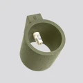 Lampa ścienna ORBIS beton zielona oliwka kinkiet SL.1839 SOLLUX LIGHTING
