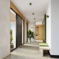 Lampa sufitowa ORBIS beton zielona oliwka plafon SL.1841 SOLLUX LIGHTING