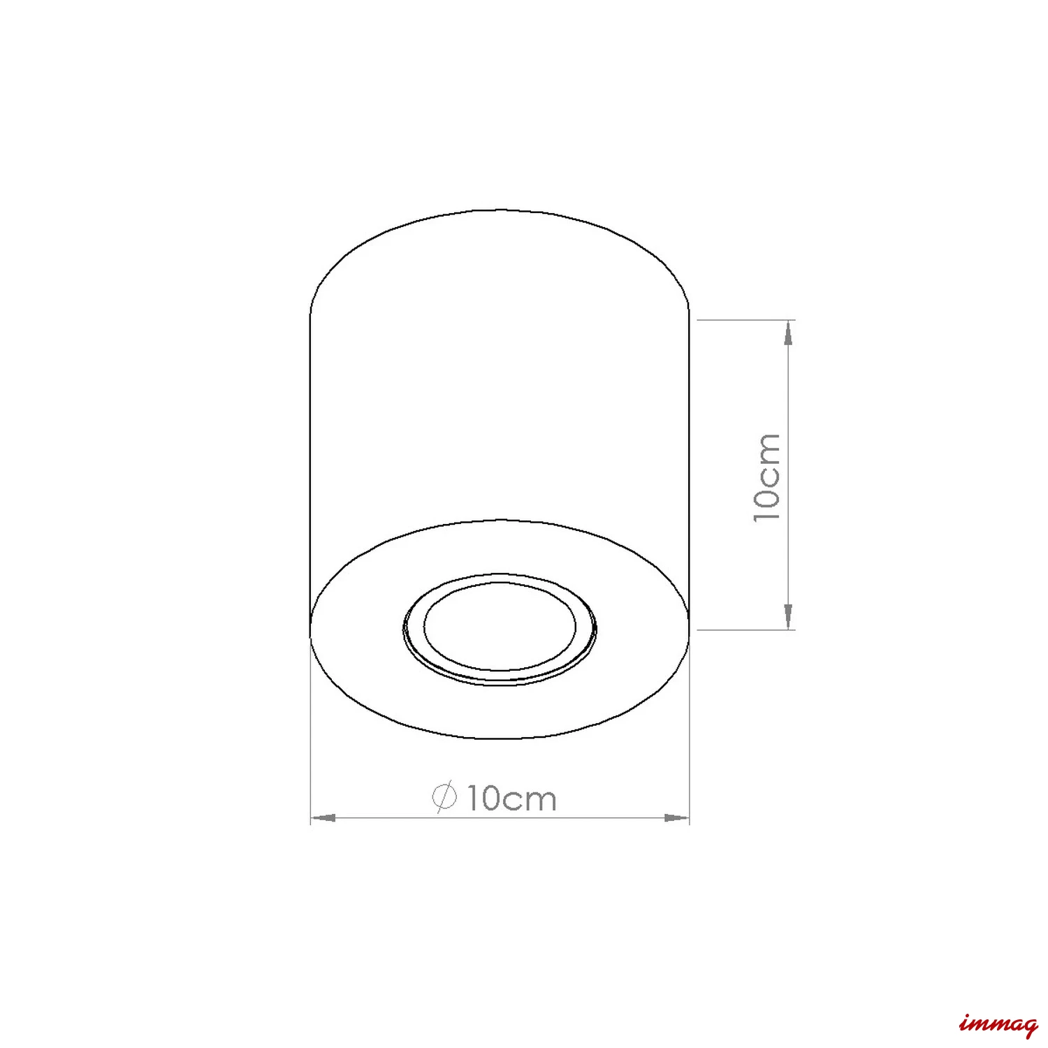 Lampa sufitowa ORBIS beton zielona oliwka plafon SL.1841 SOLLUX LIGHTING - wymiary
