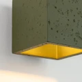 Lampa ścienna QUAD beton zielona oliwka kinkiet SL.1843 SOLLUX LIGHTING