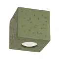 Lampa sufitowa QUAD beton zielona oliwka plafon SL.1845 SOLLUX LIGHTING