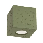 Lampa sufitowa QUAD beton zielona oliwka plafon SL.1845 SOLLUX LIGHTING
