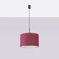 Lampa wisząca NEVIA burgund zwis SL.1852 SOLLUX LIGHTING