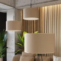 Lampa podłogowa NEVIA taupe lampa stojąca SL.1853 SOLLUX LIGHTING
