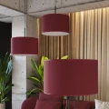 Lampa podłogowa NEVIA burgund lampa stojąca SL.1856 SOLLUX LIGHTING
