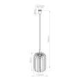 Lampa wisząca MULA 27 granatowa zwis SL.1859 SOLLUX LIGHTING