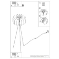 Lampa podłogowa MULA 45 beżowa lampa stojąca SL.1863 SOLLUX LIGHTING