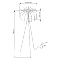 Lampa podłogowa MULA 45 żółta lampa stojąca SL.1864 SOLLUX LIGHTING