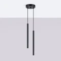 Lampa wisząca ARCHE 2P czarna zwis SL.1867 SOLLUX LIGHTING