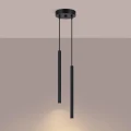 Lampa wisząca ARCHE 2P czarna zwis SL.1867 SOLLUX LIGHTING