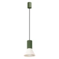 Lampa wisząca ESTRIA 1 beżowa/zielona oliwka zwis SL.1872 SOLLUX LIGHTING