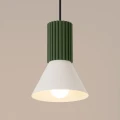 Lampa wisząca ESTRIA 1 beżowa/zielona oliwka zwis SL.1872 SOLLUX LIGHTING