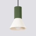 Lampa wisząca ESTRIA 1 beżowa/zielona oliwka zwis SL.1872 SOLLUX LIGHTING