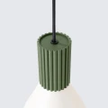Lampa wisząca ESTRIA 1 beżowa/zielona oliwka zwis SL.1872 SOLLUX LIGHTING