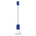 Lampa wisząca ESTRIA 1 biała/ultramaryna zwis SL.1874 SOLLUX LIGHTING