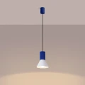 Lampa wisząca ESTRIA 1 biała/ultramaryna zwis SL.1874 SOLLUX LIGHTING