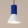 Lampa wisząca ESTRIA 1 biała/ultramaryna zwis SL.1874 SOLLUX LIGHTING