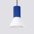 Lampa wisząca ESTRIA 1 biała/ultramaryna zwis SL.1874 SOLLUX LIGHTING