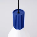 Lampa wisząca ESTRIA 1 biała/ultramaryna zwis SL.1874 SOLLUX LIGHTING