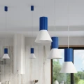 Lampa wisząca ESTRIA 3P biała/ultramaryna zwis SL.1875 SOLLUX LIGHTING