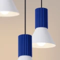 Lampa wisząca ESTRIA 3P biała/ultramaryna zwis SL.1875 SOLLUX LIGHTING