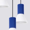 Lampa wisząca ESTRIA 3P biała/ultramaryna zwis SL.1875 SOLLUX LIGHTING