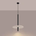Lampa wisząca FELTRO 1 czarna/beżowa zwis SL.1879 SOLLUX LIGHTING
