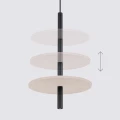Lampa wisząca FELTRO 1 czarna/beżowa zwis SL.1879 SOLLUX LIGHTING