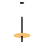 Lampa wisząca FELTRO 1 czarna/żółta zwis SL.1880 SOLLUX LIGHTING