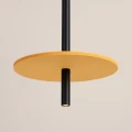 Lampa wisząca FELTRO 1 czarna/żółta zwis SL.1880 SOLLUX LIGHTING
