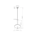 Lampa wisząca FELTRO 1 czarna/żółta zwis SL.1880 SOLLUX LIGHTING