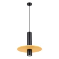 Lampa wisząca PELTA 1 czarna/żółta zwis SL.1883 SOLLUX LIGHTING