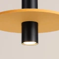 Lampa wisząca PELTA 1 czarna/żółta zwis SL.1883 SOLLUX LIGHTING